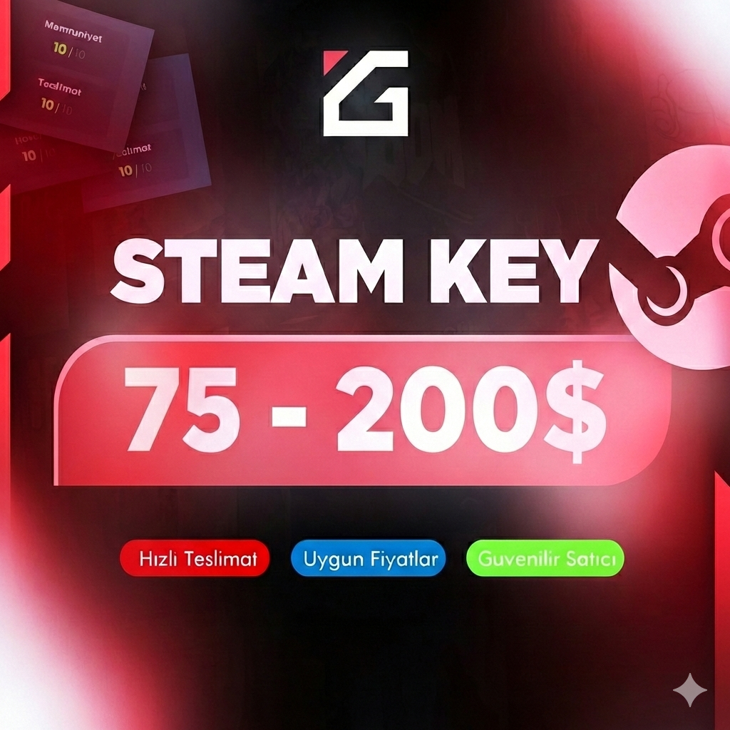 75$ - 200$ Steam Key