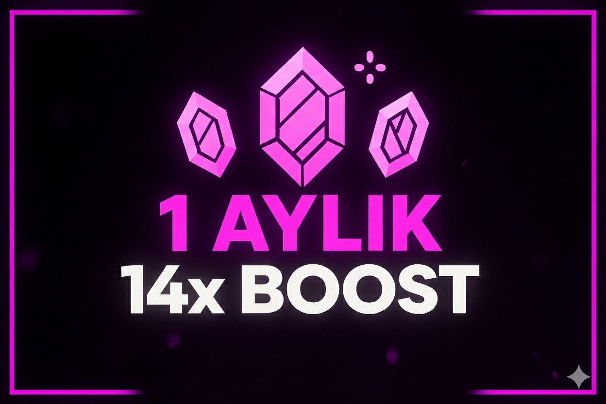 ⭐ DİSCORD 1 AYLIK 14X BOOST